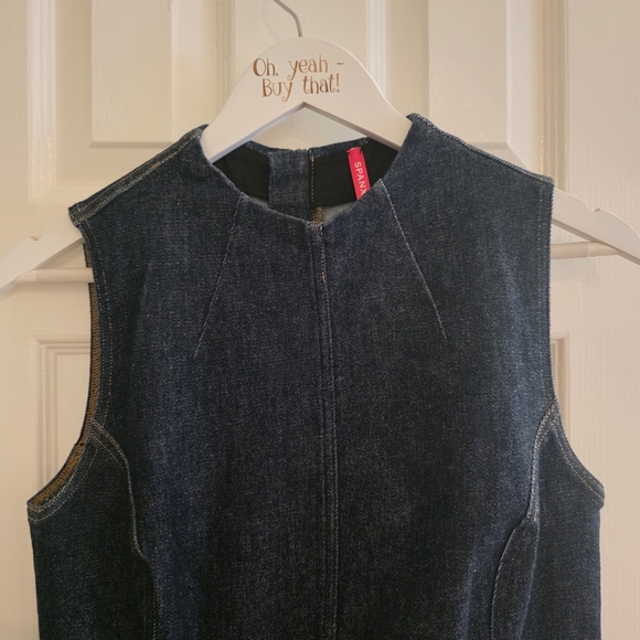 NEW Spanx Denim Seamed Dress Size Small - Picture 11 of 13